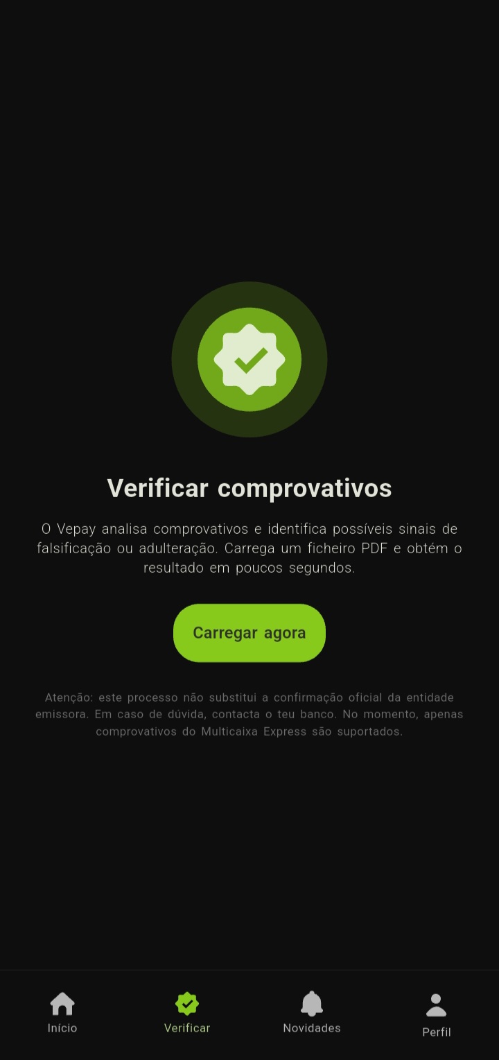 Verifique Comprovativos