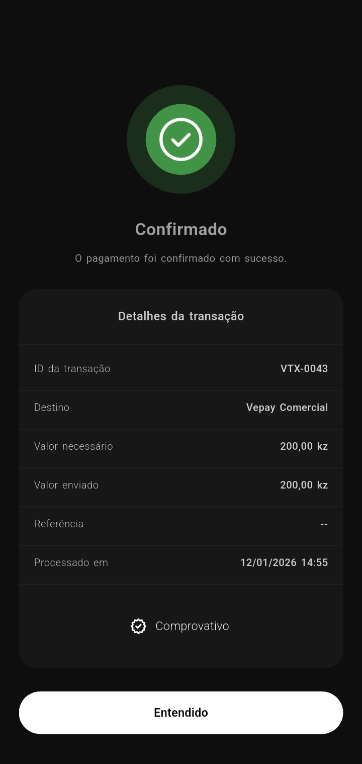 Pagamento Confirmado