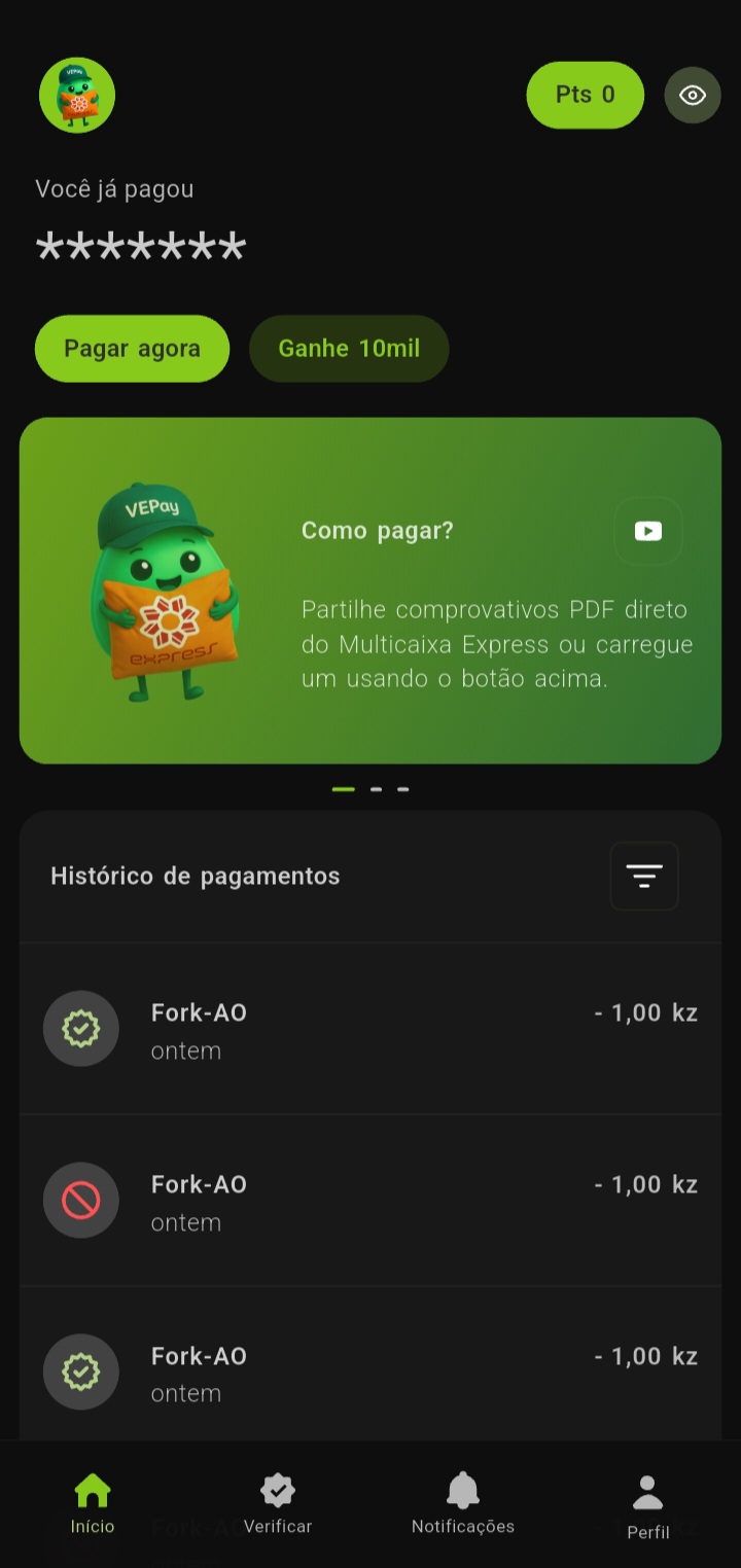 Vepay App Screenshot